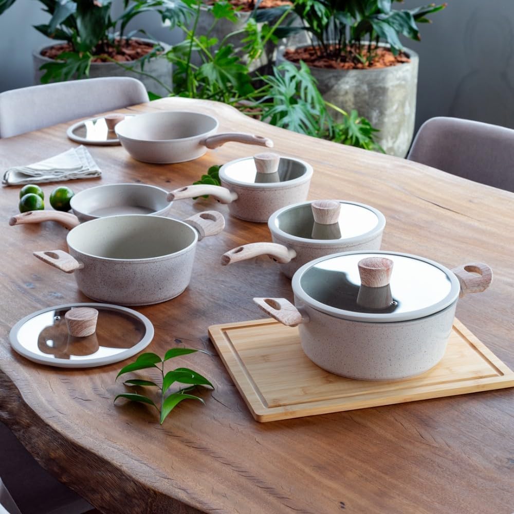 Jogo de Panelas Cerâmico — lifestyle